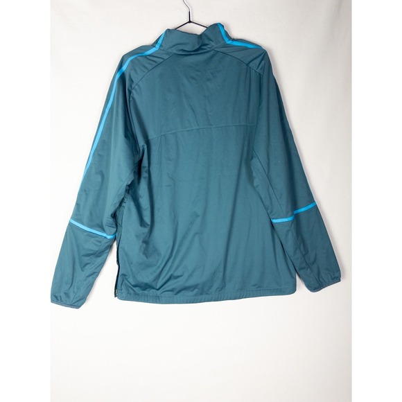 NWT Nike Golf Jacket Mens L Blue Soft Shell Windbreaker Performance Full Zip - Picture 4 of 6